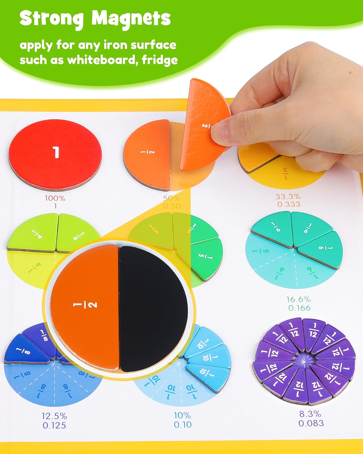 Thumbnail 5 de D-FantiX Magnetic Fraction Book 102 pieces