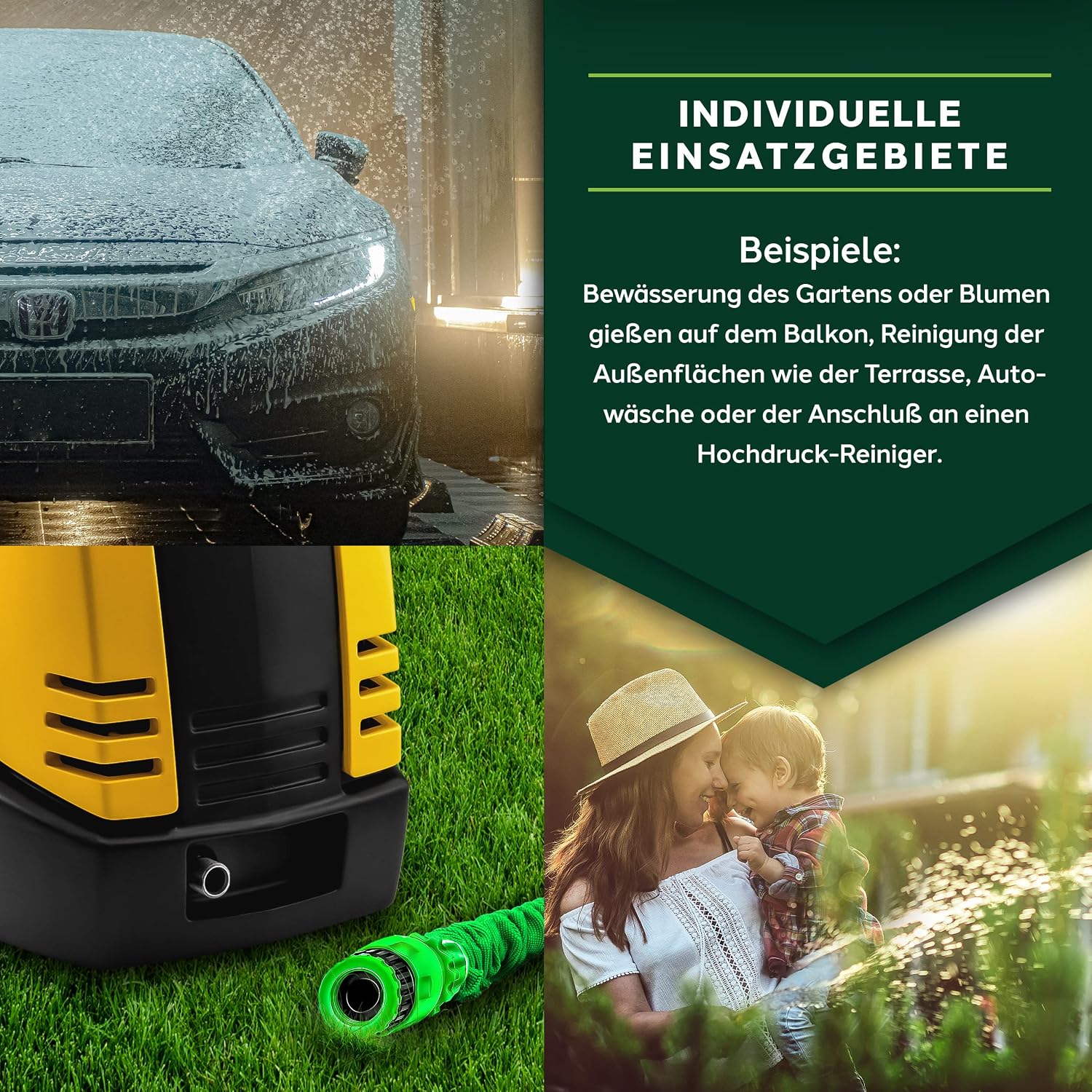 Thumbnail 5 de TRESKO® flexiSchlauch – Flexibler Gartenschlauch (22,5 m) mit dehnbarem Latex-Innenmaterial
