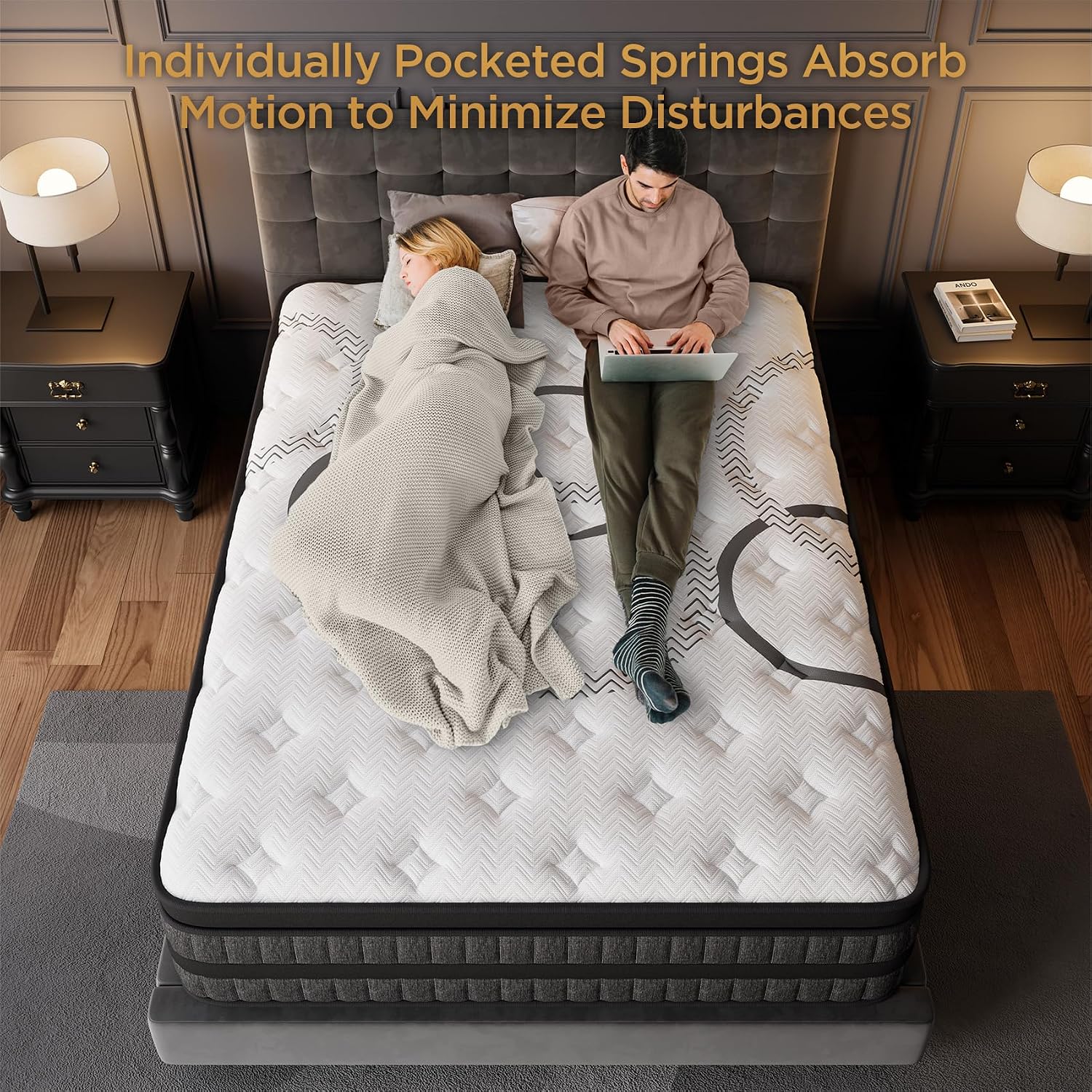 Detalle de PUBPLON King Mattress 14-Inch