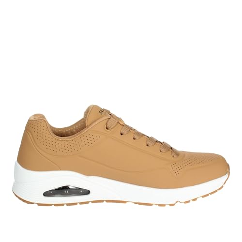 Thumbnail 3 de Skechers Uno Stand On Air para hombre (Tan Durabuck Trim, 47.5 EU): estilo casual con suela de caucho