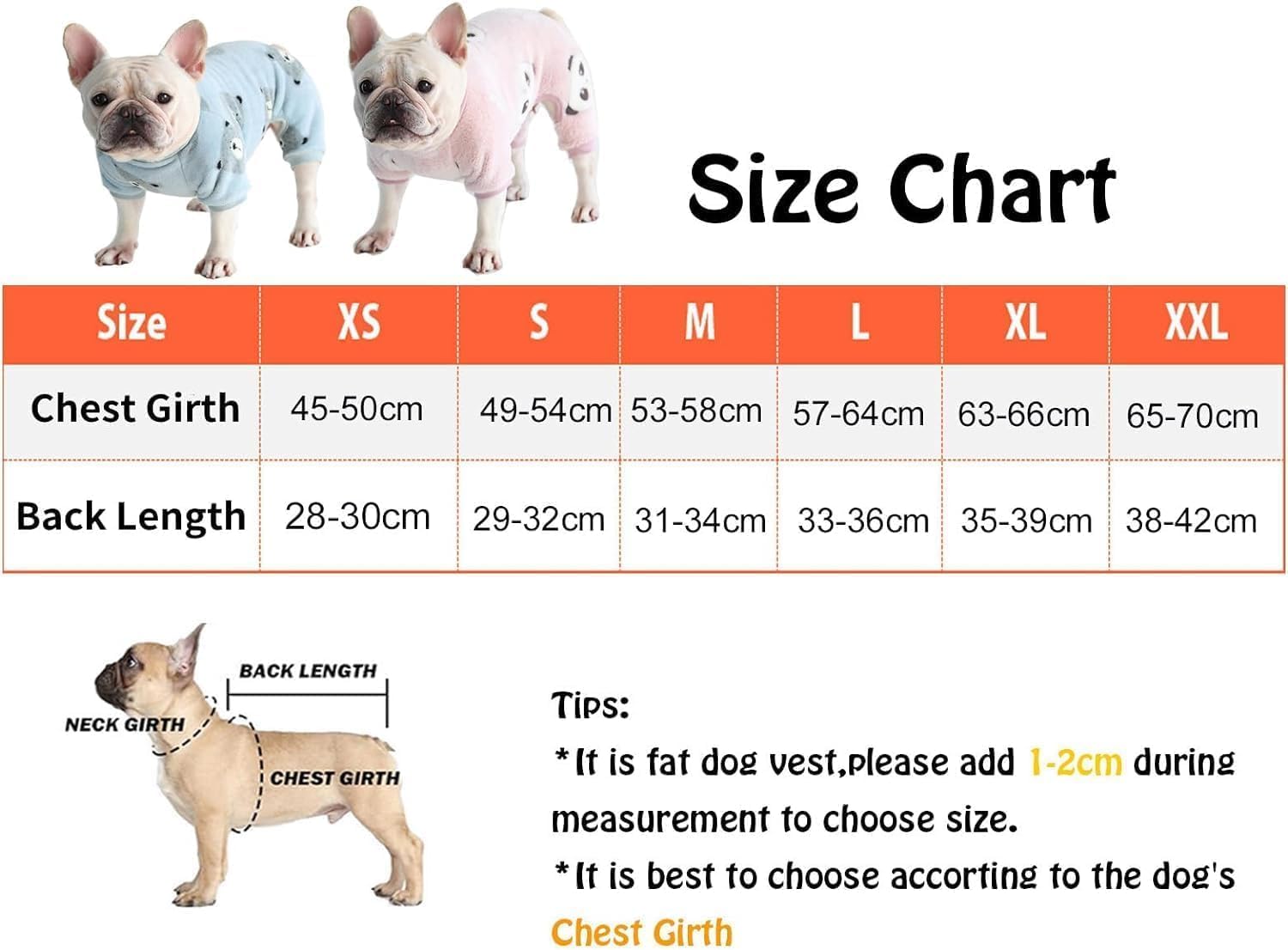 Detalle 2 de BT Bear Dog Pajamas Soft Warm Fleece Jumpsuit (Grey, XL) for small to medium dogs