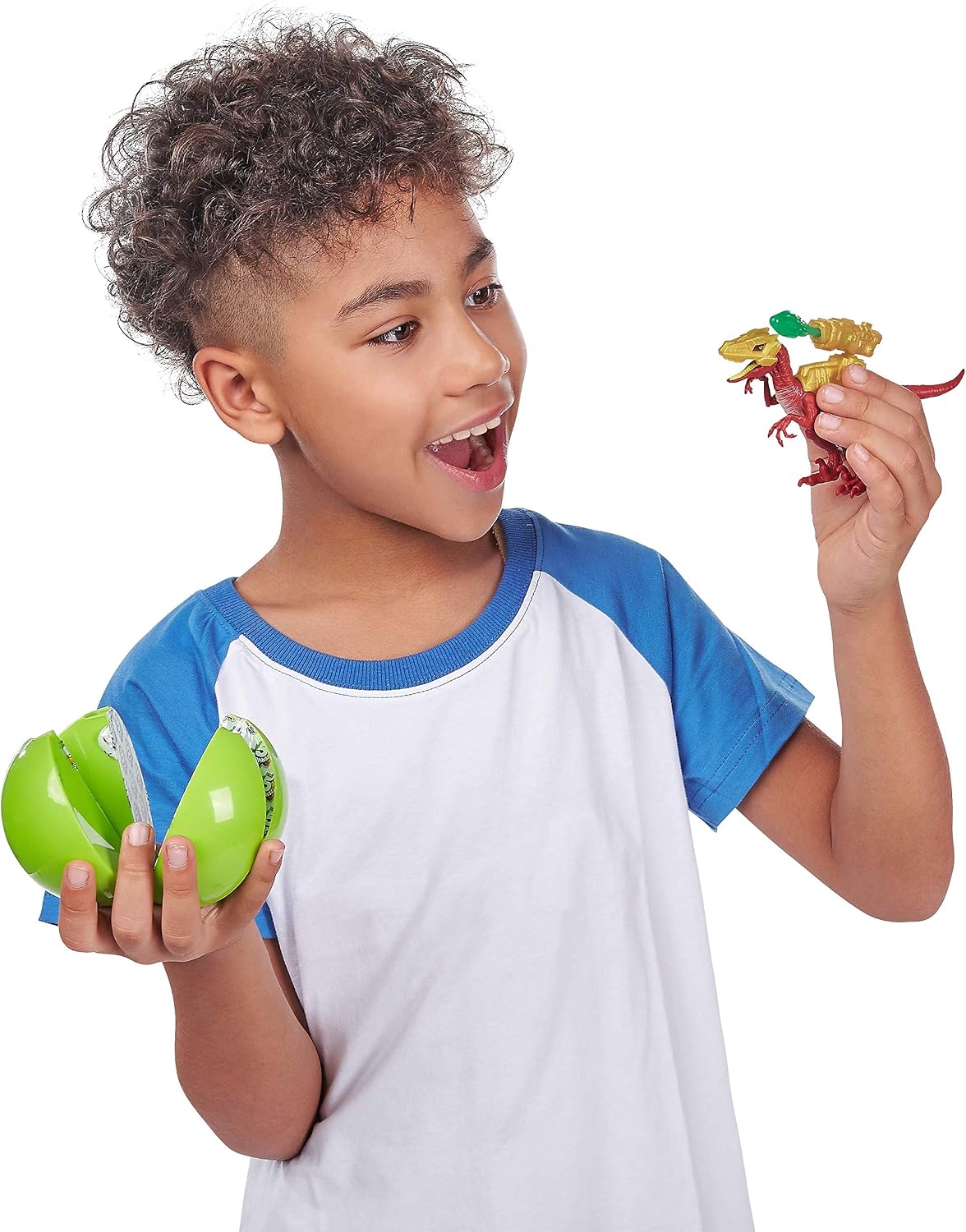 Detalle de 5 Surprise Dino Strike Glow-in-the-Dark Dinoüberraschungskapseln im 2er-Pack (ZURU)