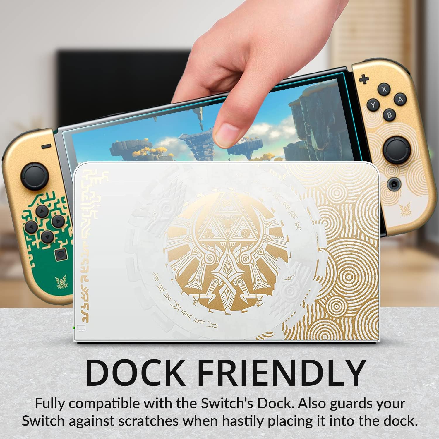 Thumbnail 6 de Orzly Displayschutzfolie aus gehärtetem Glas für Nintendo Switch OLED (2024) – Life-Time-Edition, 4 Stück