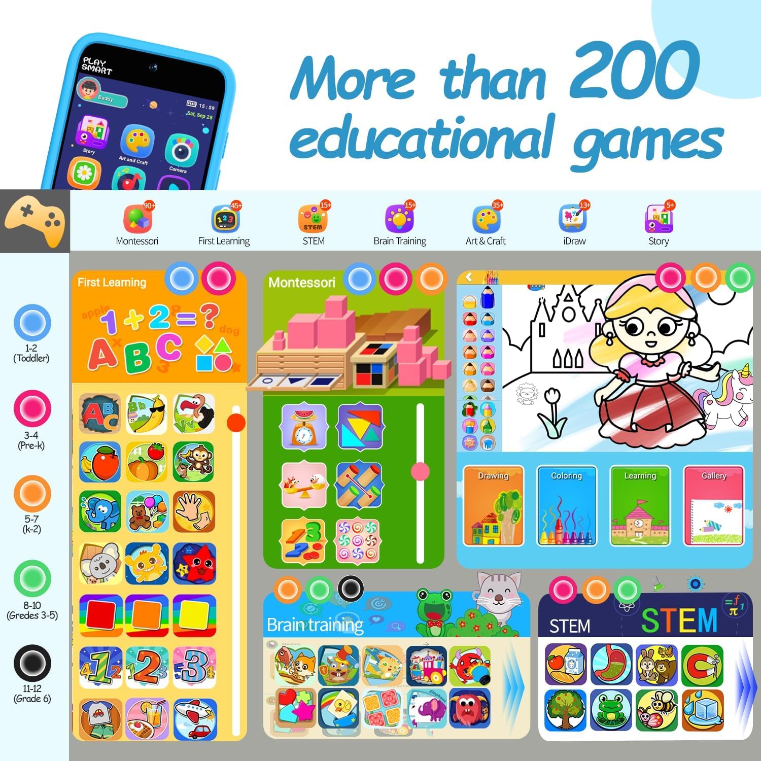 Detalle 2 de MOMILLA Kids Smart Phone 3.97" touchscreen