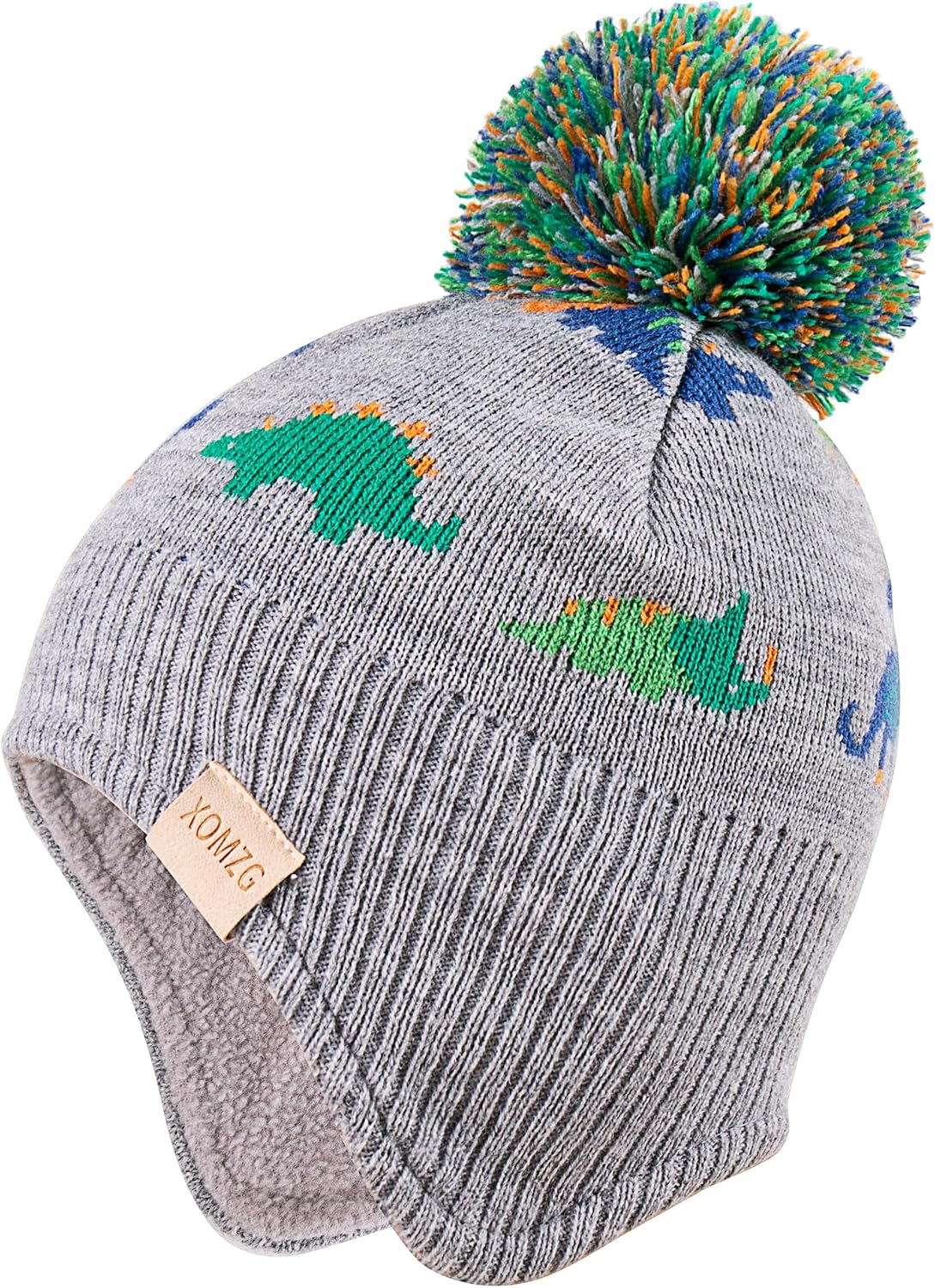 Detalle de Toddler Knit Hat and Scarf Set, 100% Acrylic
