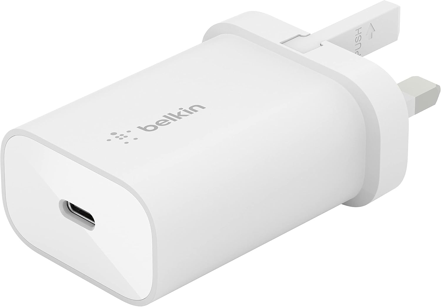 Detalle de Belkin BoostCharge 25W Wall Charger with PPS (USB-C Power Delivery) – White