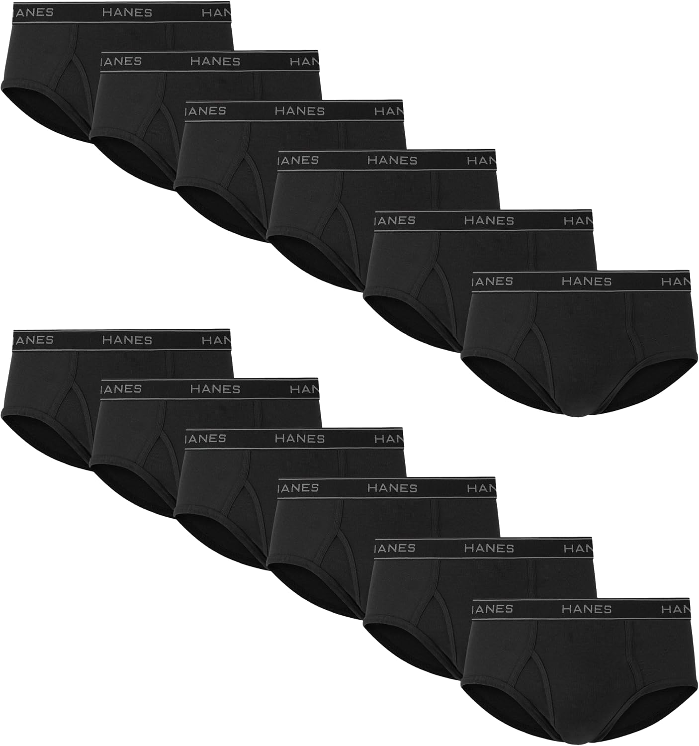 Thumbnail 4 de Hanes Men's Cotton Briefs 12 pack 🩲