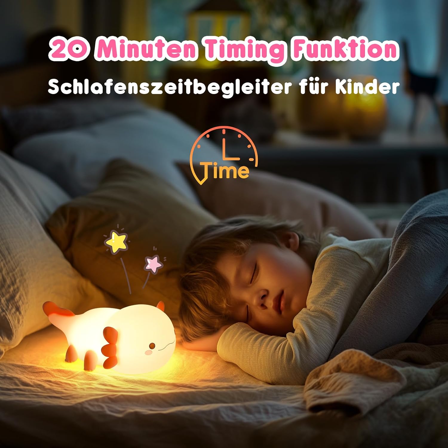 Detalle 2 de GIACOMO Enten-Nachtlicht, LED silikon, USB wiederaufladbar