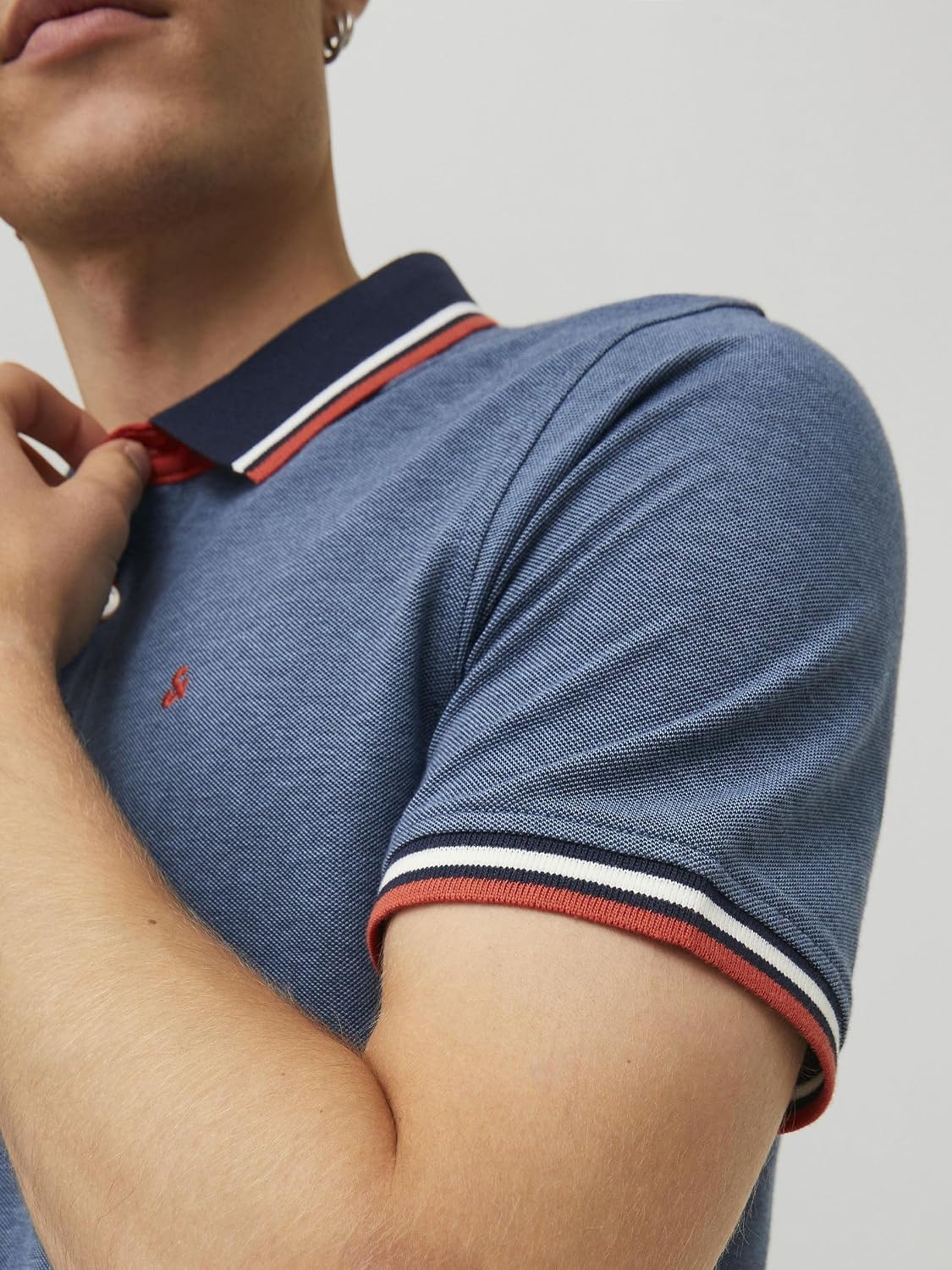 Thumbnail 6 de JACK & JONES Polo Plain Shirt Collar Polo: stile essenziale e sostenibilità