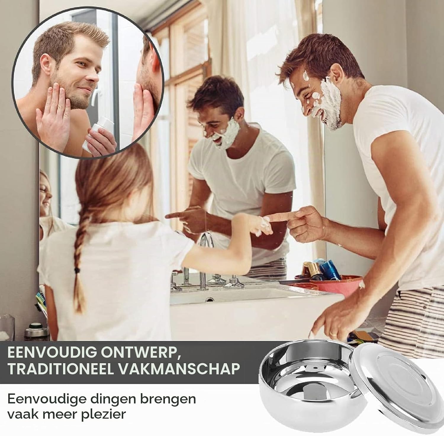 Thumbnail 1 de YUYTE YUYTEJM013090525 scheerkom van roestvrij staal met deksel, 11 cm