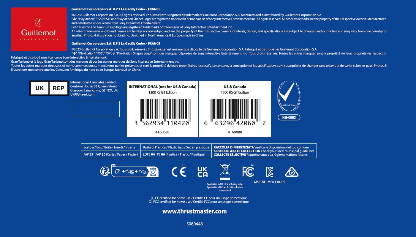 Thumbnail 7 de Thrustmaster T300 RS GT 🚗 Volante de carreras con Force Feedback