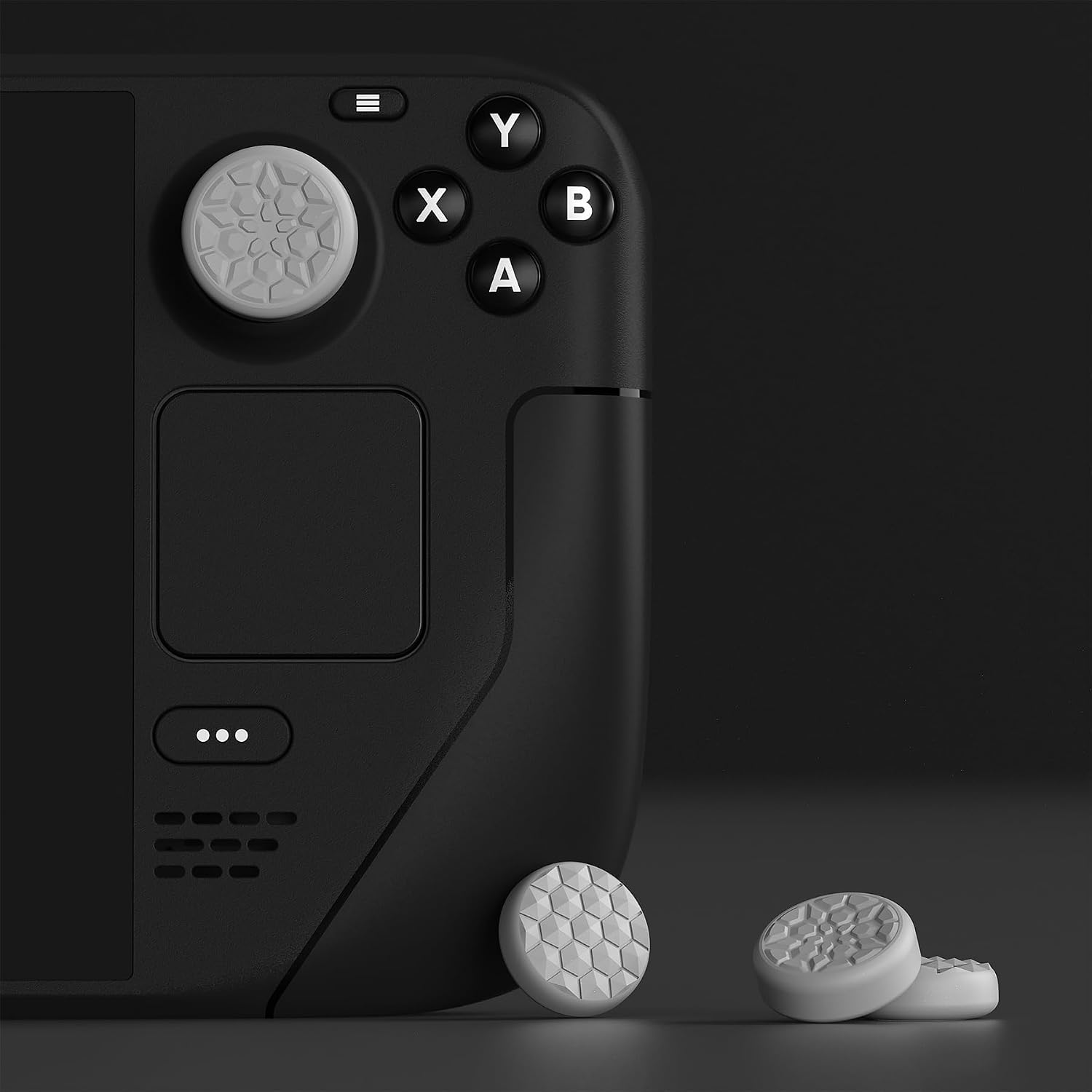 Thumbnail 4 de playvital Steam Deck Thumb Grip Caps Diamond Grain
