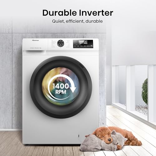 Thumbnail 8 de Hisense 1Q Series WF1Q1041BW Freestanding 10kg Front Load Washing Machine