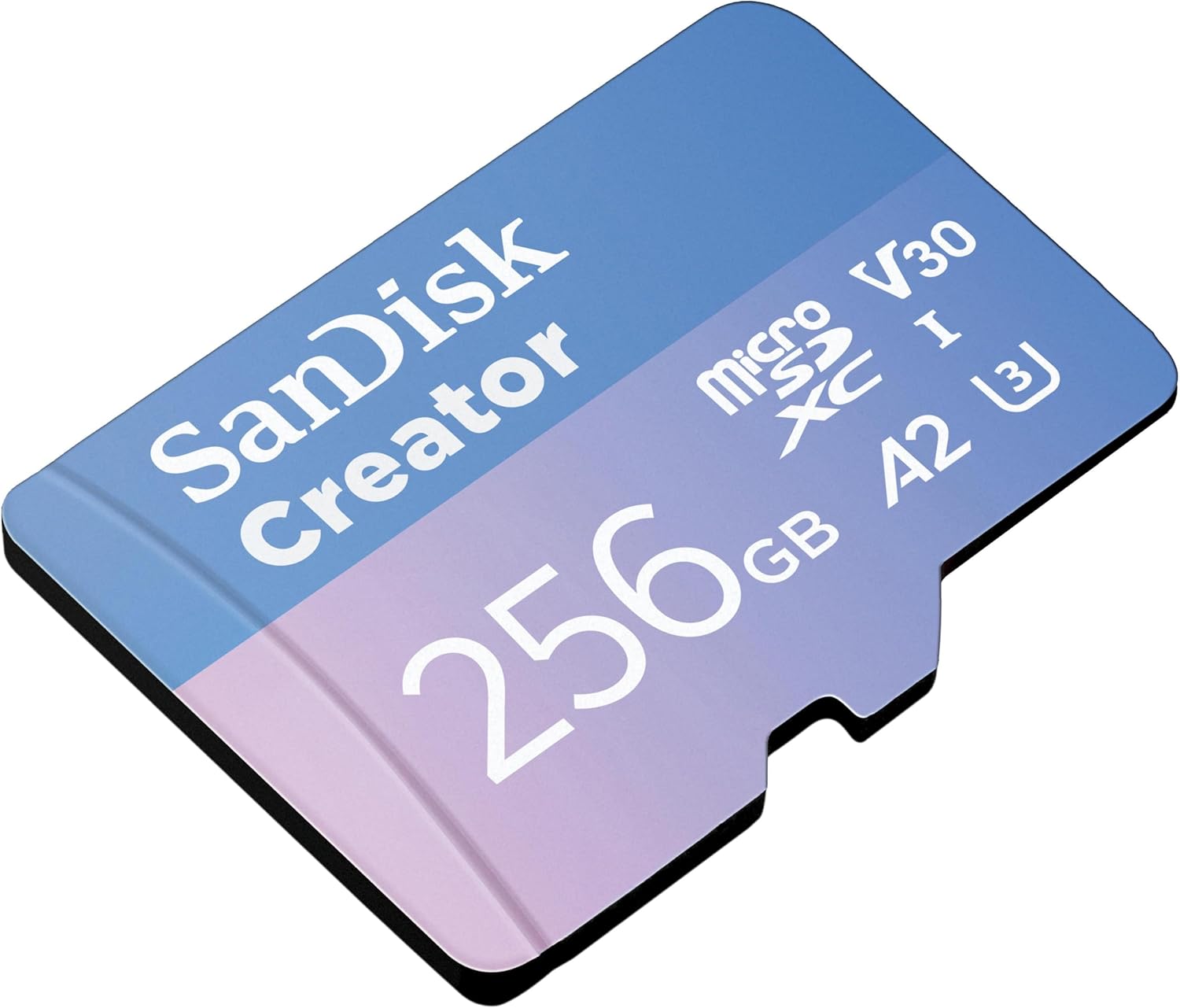 Thumbnail 3 de SanDisk Creator microSDXC UHS-II 256 Go avec adaptateur – carte fiable pour smartphone, caméra et drone