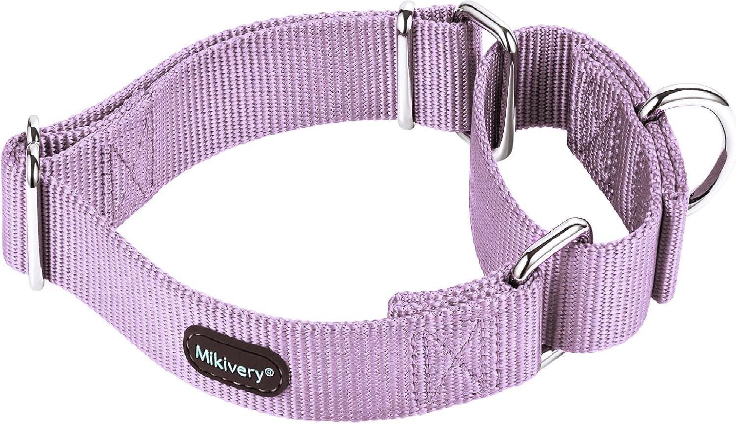 Thumbnail 6 de Mikivery Martingale Dog Collars Nylon Adjustable (Ice Blue) for Medium & Large Dogs