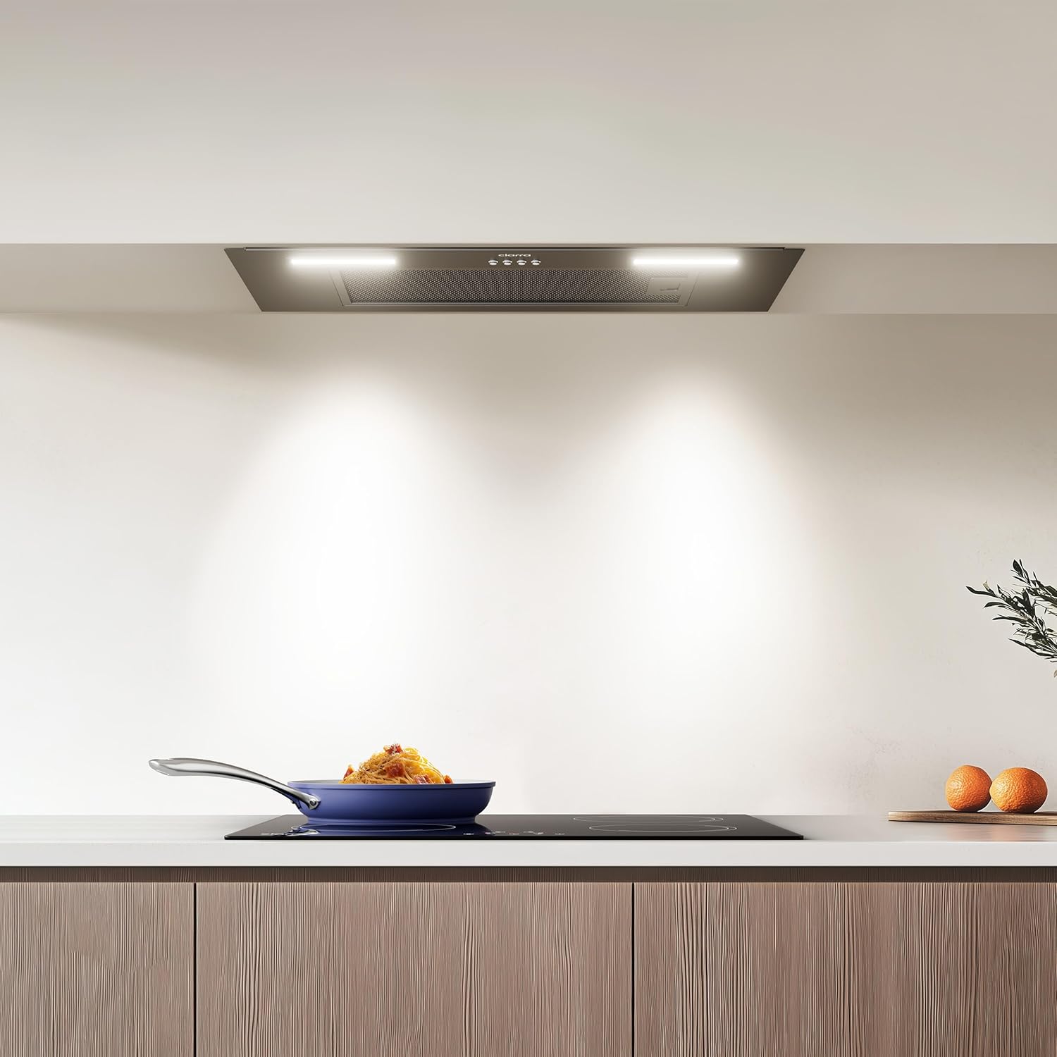 Thumbnail 4 de Cappa da incasso Ciarra Cappa Incassata 60 cm CBCF003 con carbone attivo, ricircolo/estrazione e LED