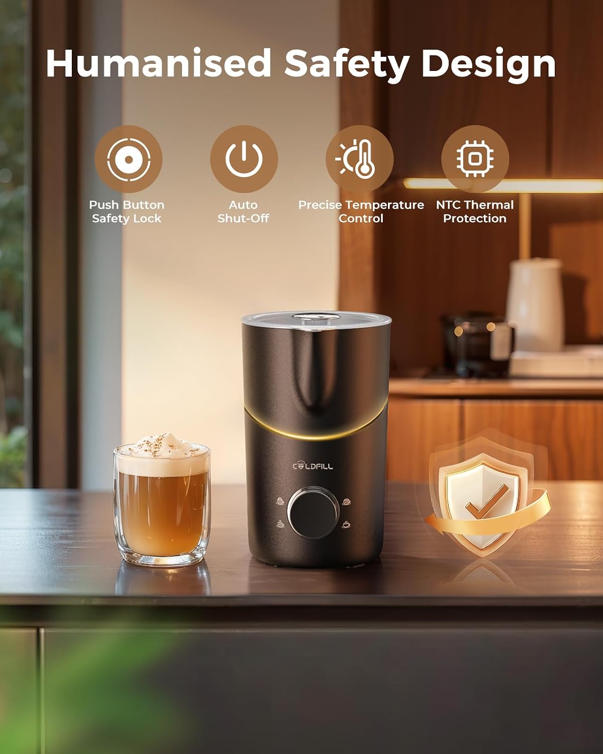 Thumbnail 2 de Electric Milk Frother 21oz