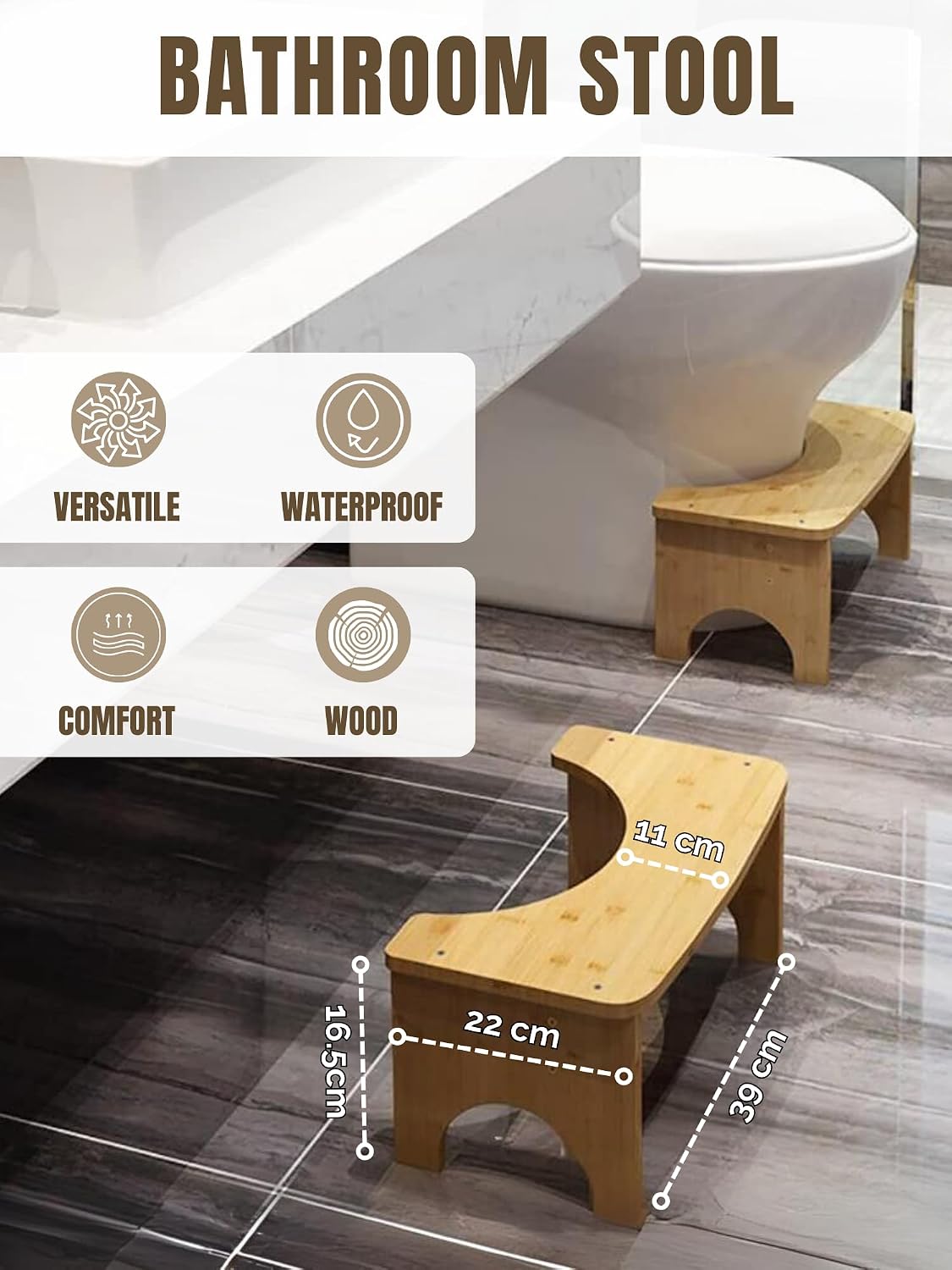 Thumbnail 2 de MAGIC SELECT Taburete de Baño para Inodoro