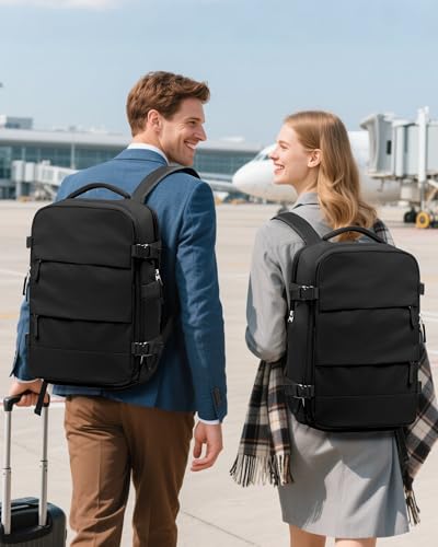 Thumbnail 9 de SZLX Mochila de vacío con bomba y compresión para cabina (Ryanair) con compartimento para portátil y separación húmedo/seco