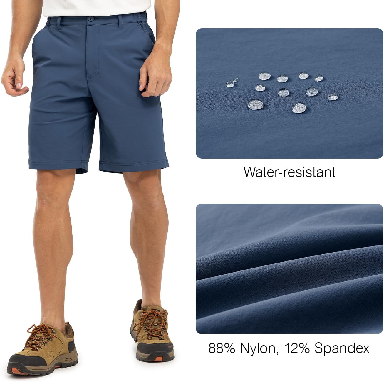 Thumbnail 5 de BGOWATU Men's Golf & Outdoor Shorts, Lightweight Quick-Dry Cargo, 5 Pockets