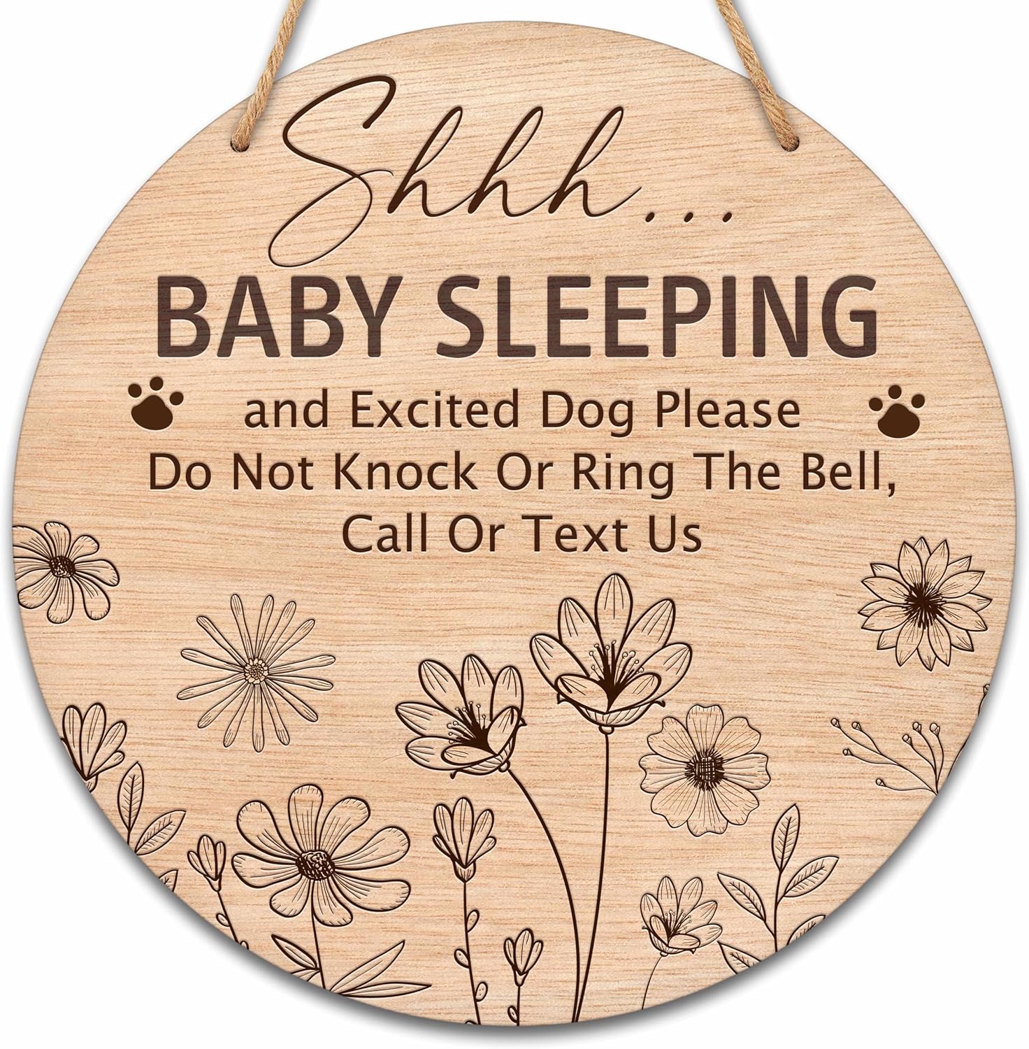Detalle 2 de Valucise Baby Door Sign, 10 × 10 Inches
