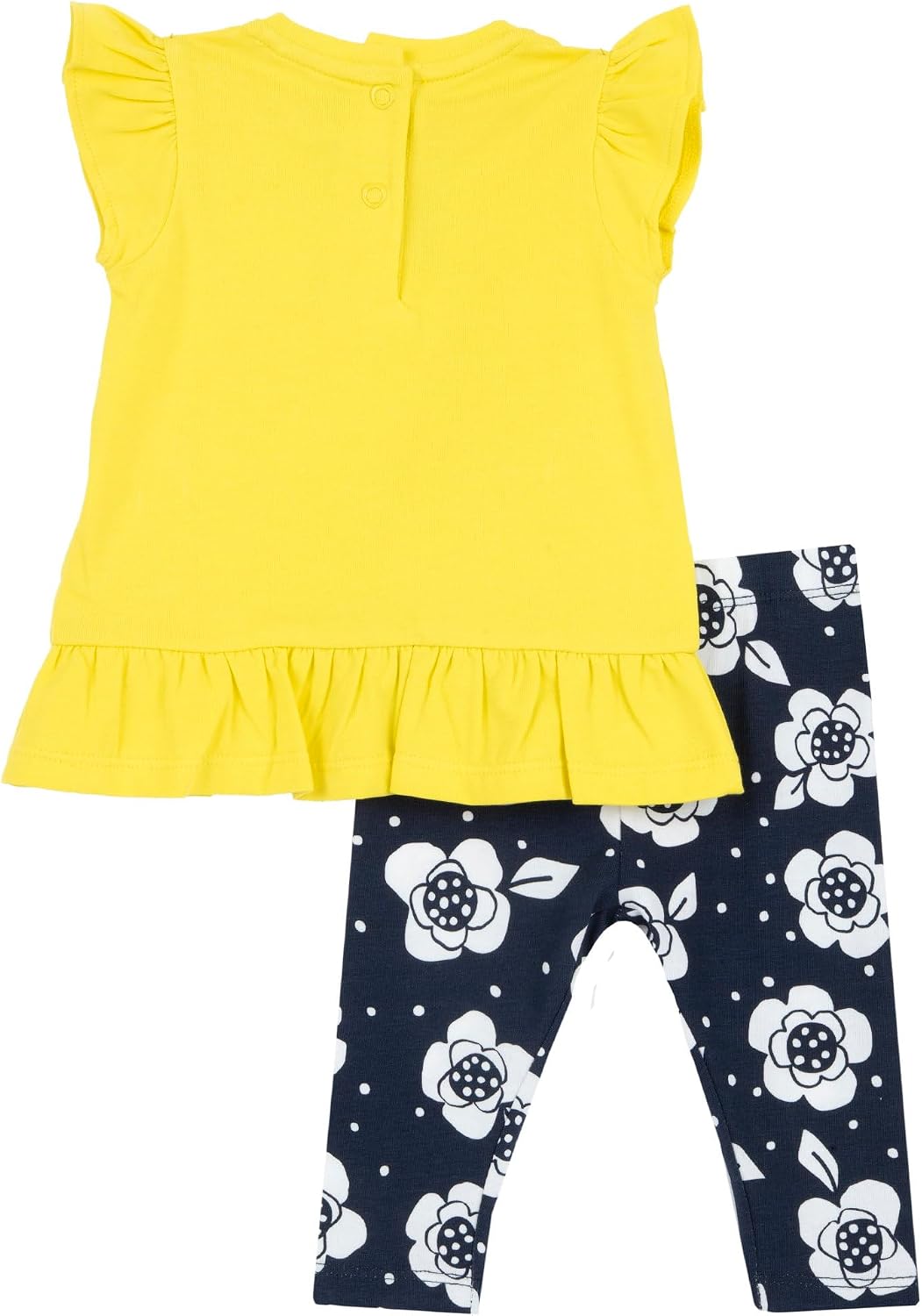 Detalle 2 de Completo Bambina Chicco con T-shirt e Leggings a Pinocchietto: comfort e stile in cotone