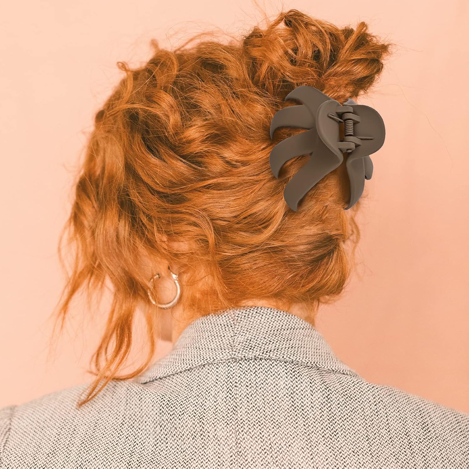 Thumbnail 1 de Lolalet Octopus Haarklammer im 5er-Set – breite Haarspangen für dickes, lockiges langes Haar