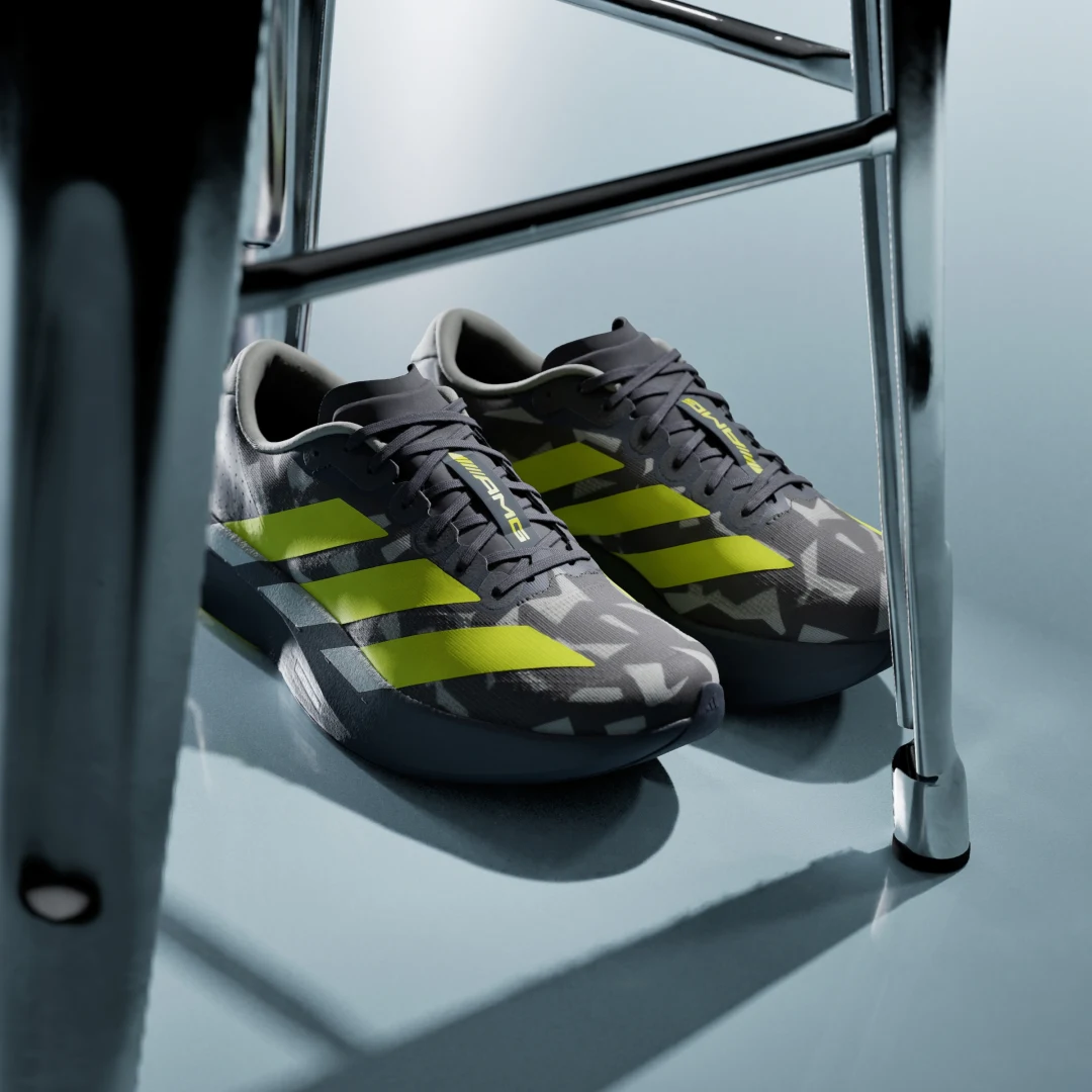 Detalle de Adizero EVO SL AMG de Adidas – Zapatilla gris