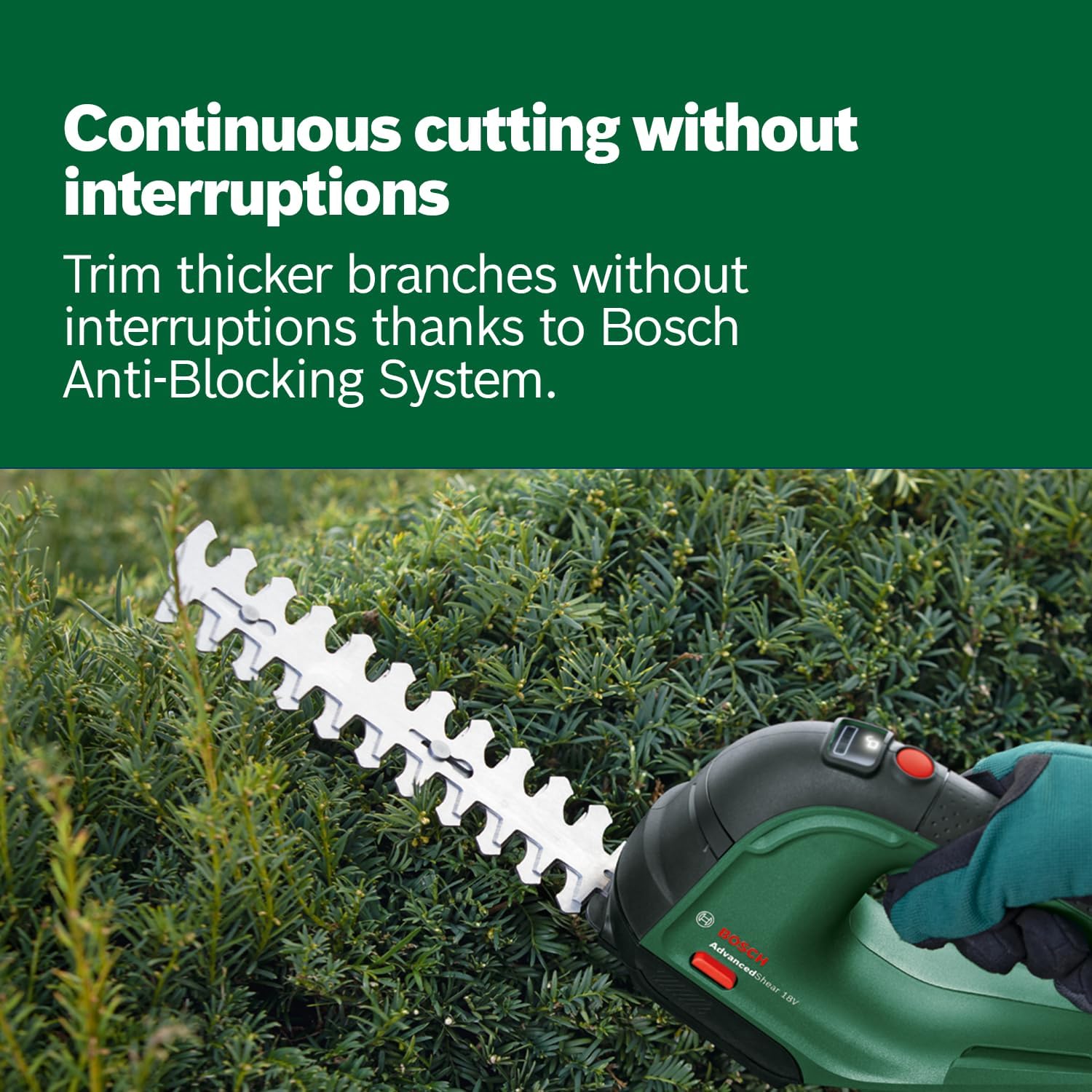 Thumbnail 5 de Bosch AdvancedShear 18V-10 cordless grass shear & hedge trimmer (18V system) — no battery included