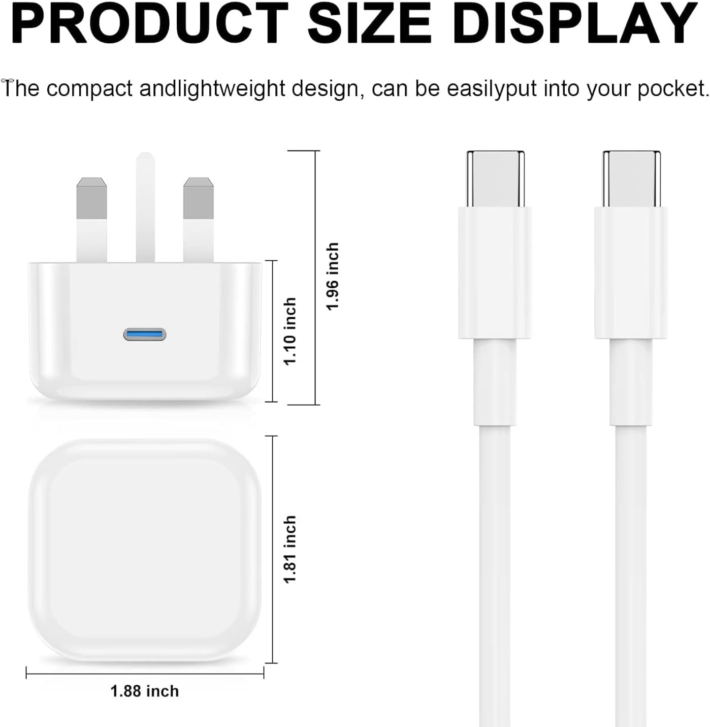 Thumbnail 4 de Apple iPhone 17 25W USB‑C fast charger cable