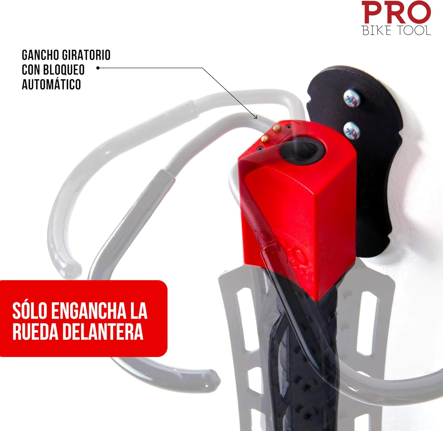 Thumbnail 5 de PRO BIKE TOOL Soporte de pared giratorio para bicicleta 🚲 (2 unidades)