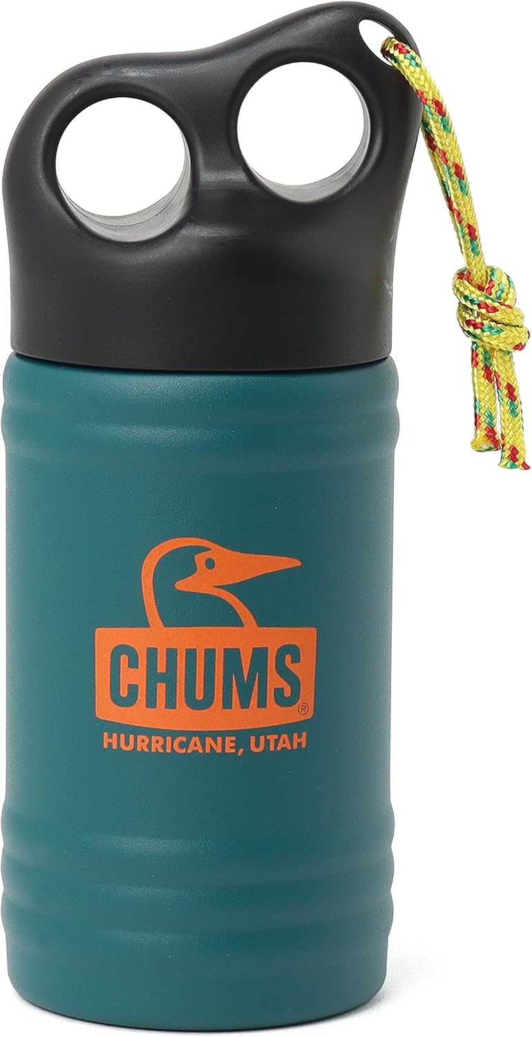 Detalle 1 de CHUMS Camper Wave Bottle 300ml ステンレスボトル、直径約7cmでドリンクホルダー対応