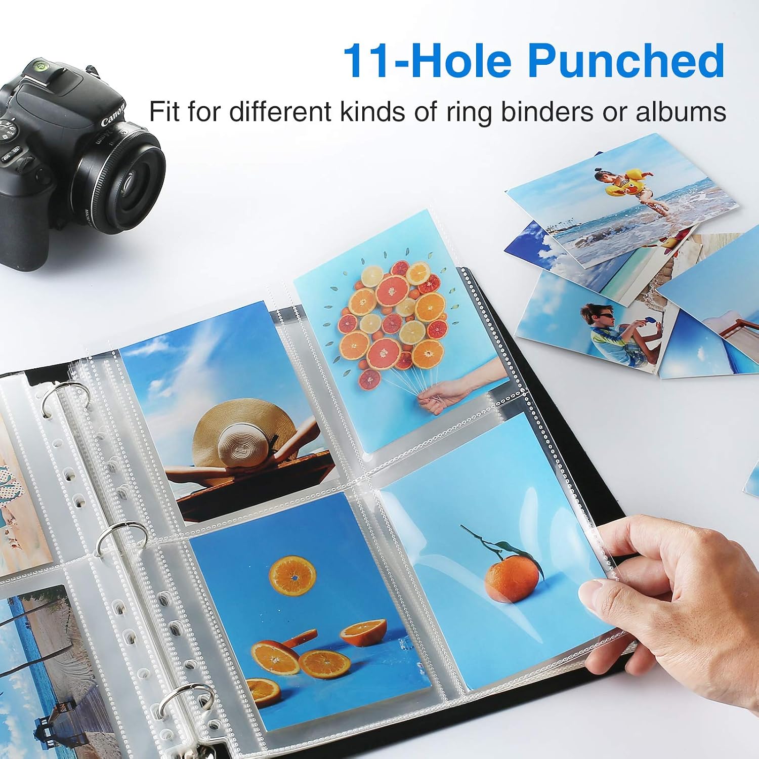 Detalle de Sooez 3.5 x 5 Photo Sleeves, 30-Pack Acid-Free Binder Pages