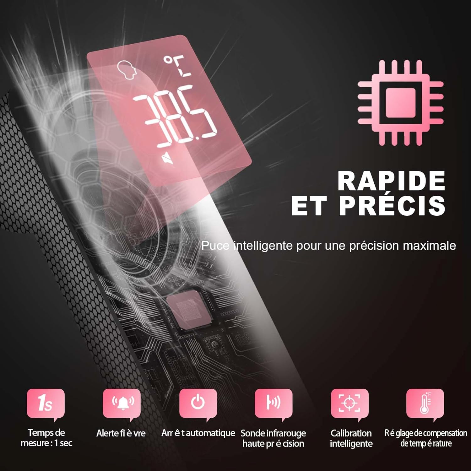 Thumbnail 2 de Viproud Thermomètre frontal sans contact