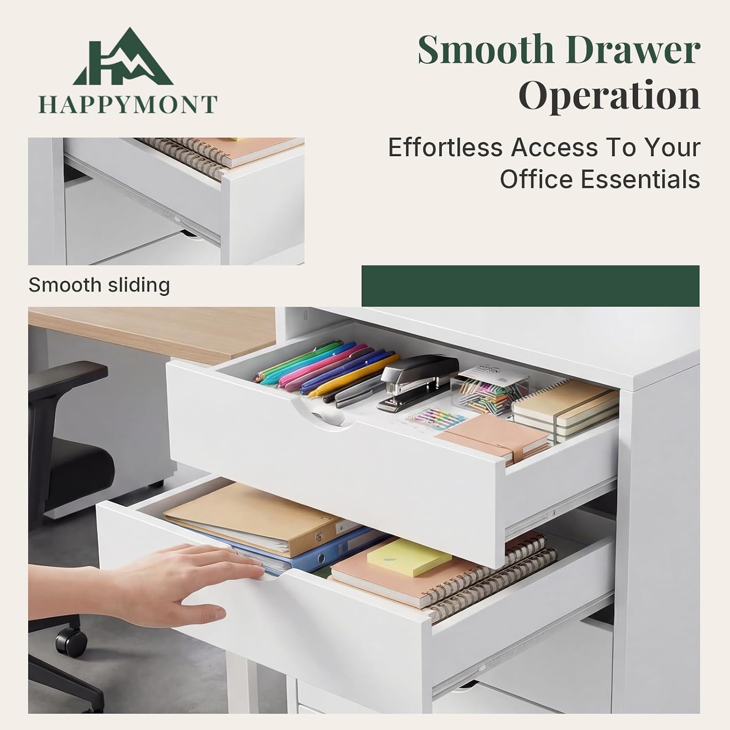 Thumbnail 6 de HAPPYMONT Mobile File Cabinet, 5 Drawers