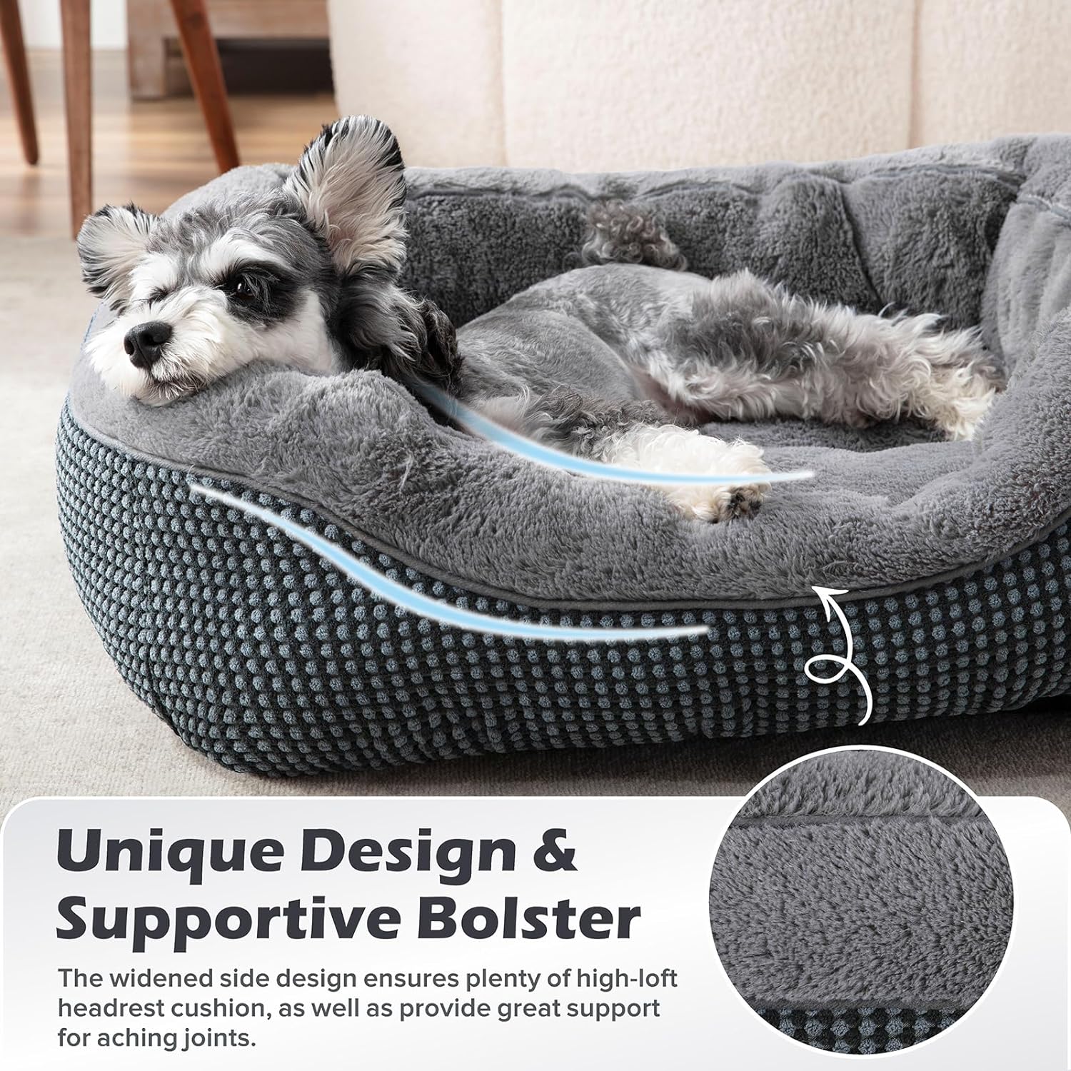 Detalle 2 de INVENHO Small Dog Bed Orthopedic
