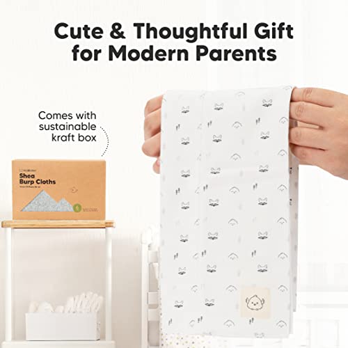 Thumbnail 8 de Organic Burp Cloths 6-Pack Large Cotton Baby Cloths