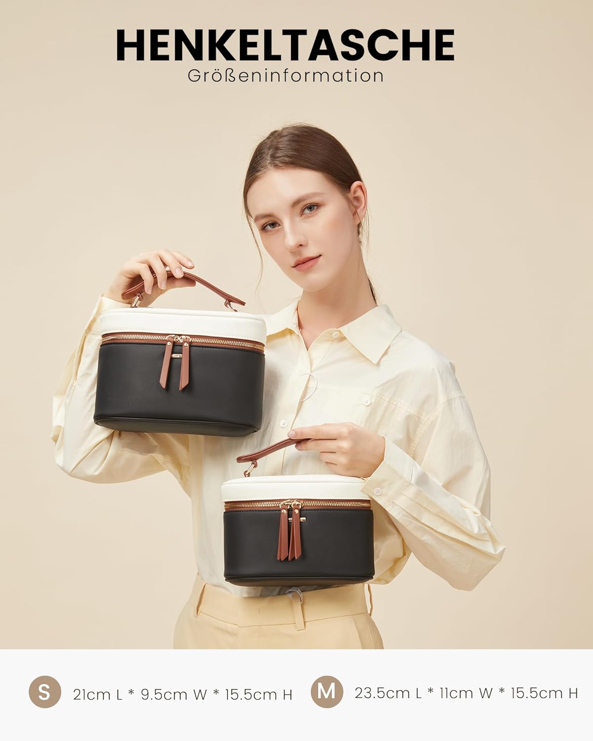 Thumbnail 4 de LOVEVOOK Umhängetasche Damen Khaki 21×9,5×15,5 cm