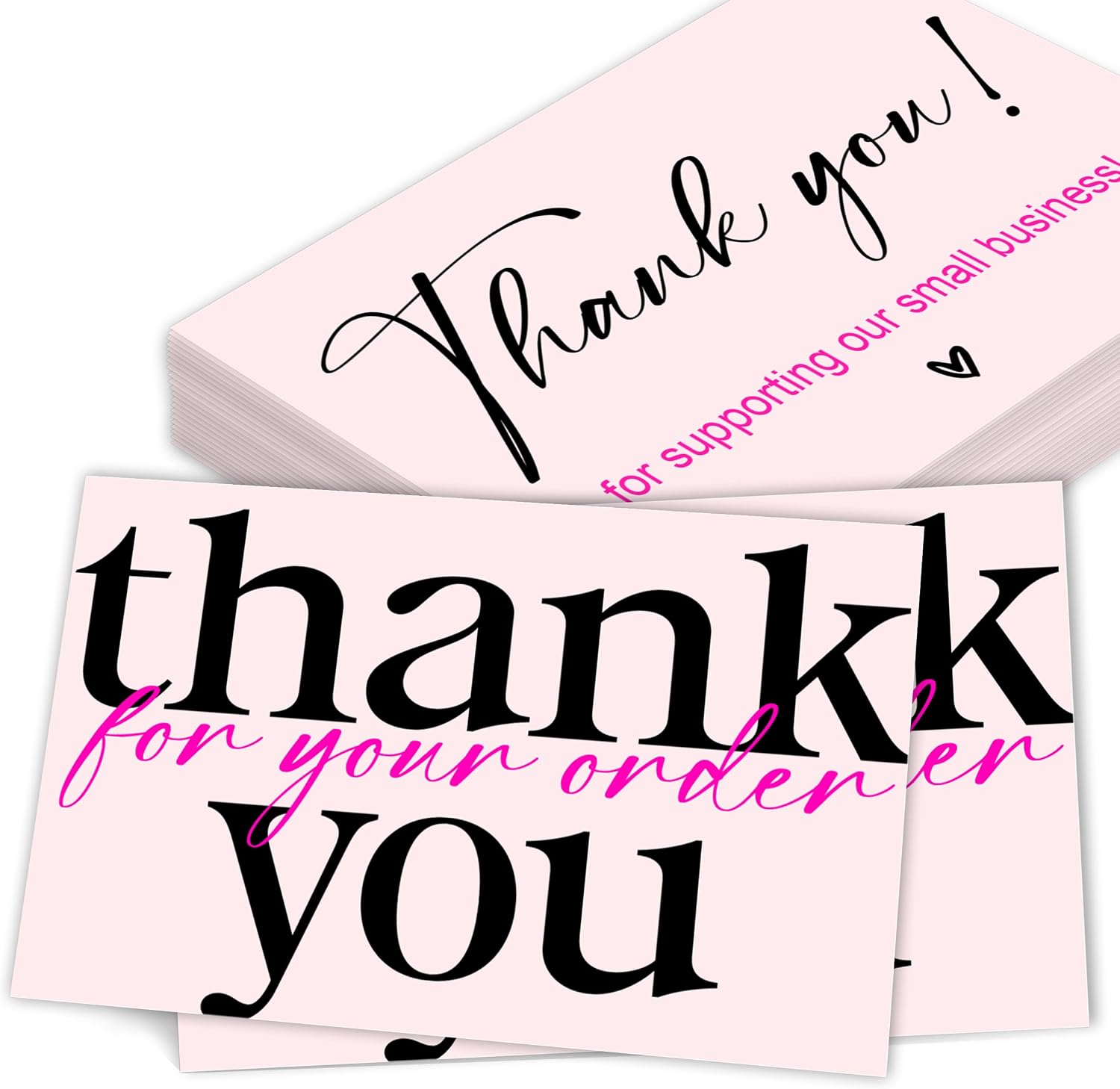 Detalle de RYIGYWE Thank You Cards, 2 x 3.5 in.