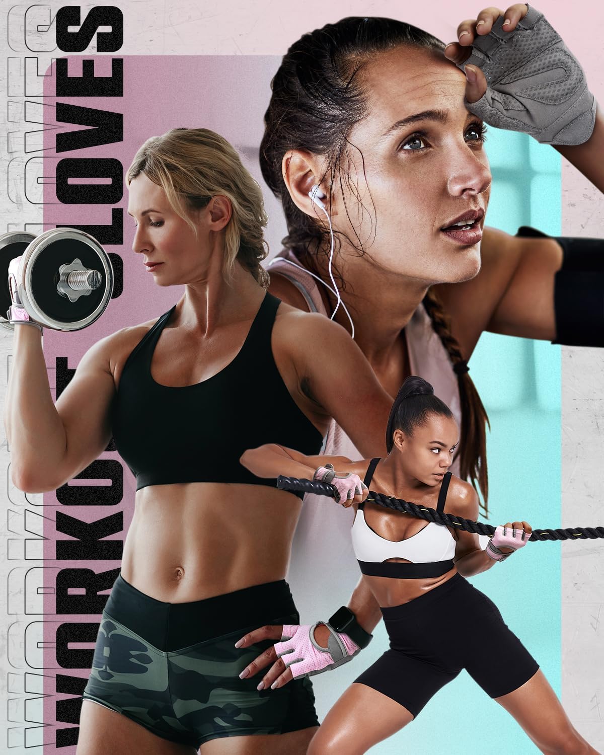 Detalle 2 de VINSGUIR Workout Gloves for Gym — Breathable Grip