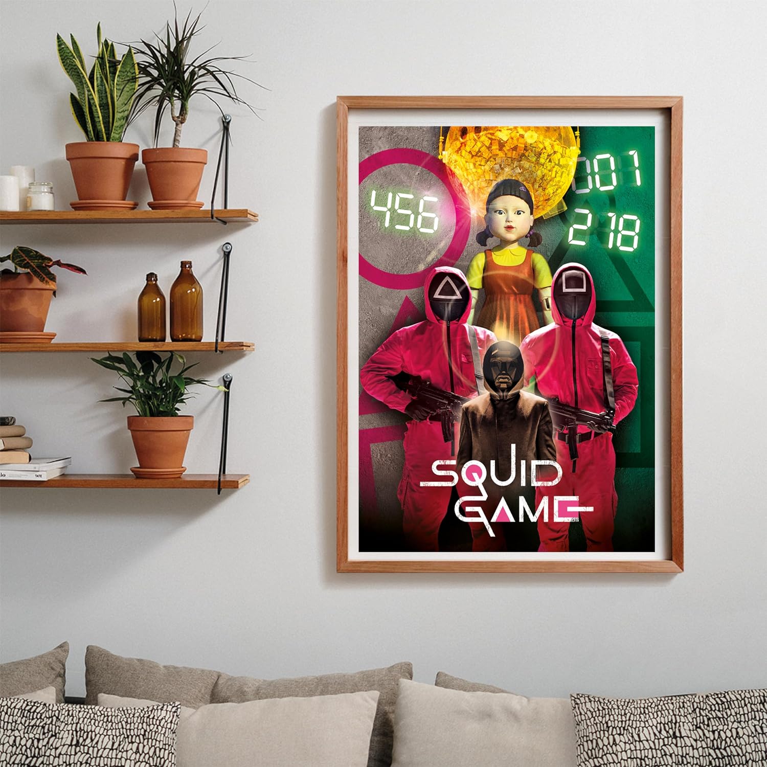 Detalle 1 de Clementoni 39859 Netflix Squid Games Jigsaw Puzzle, 1,000 Pieces with Poster