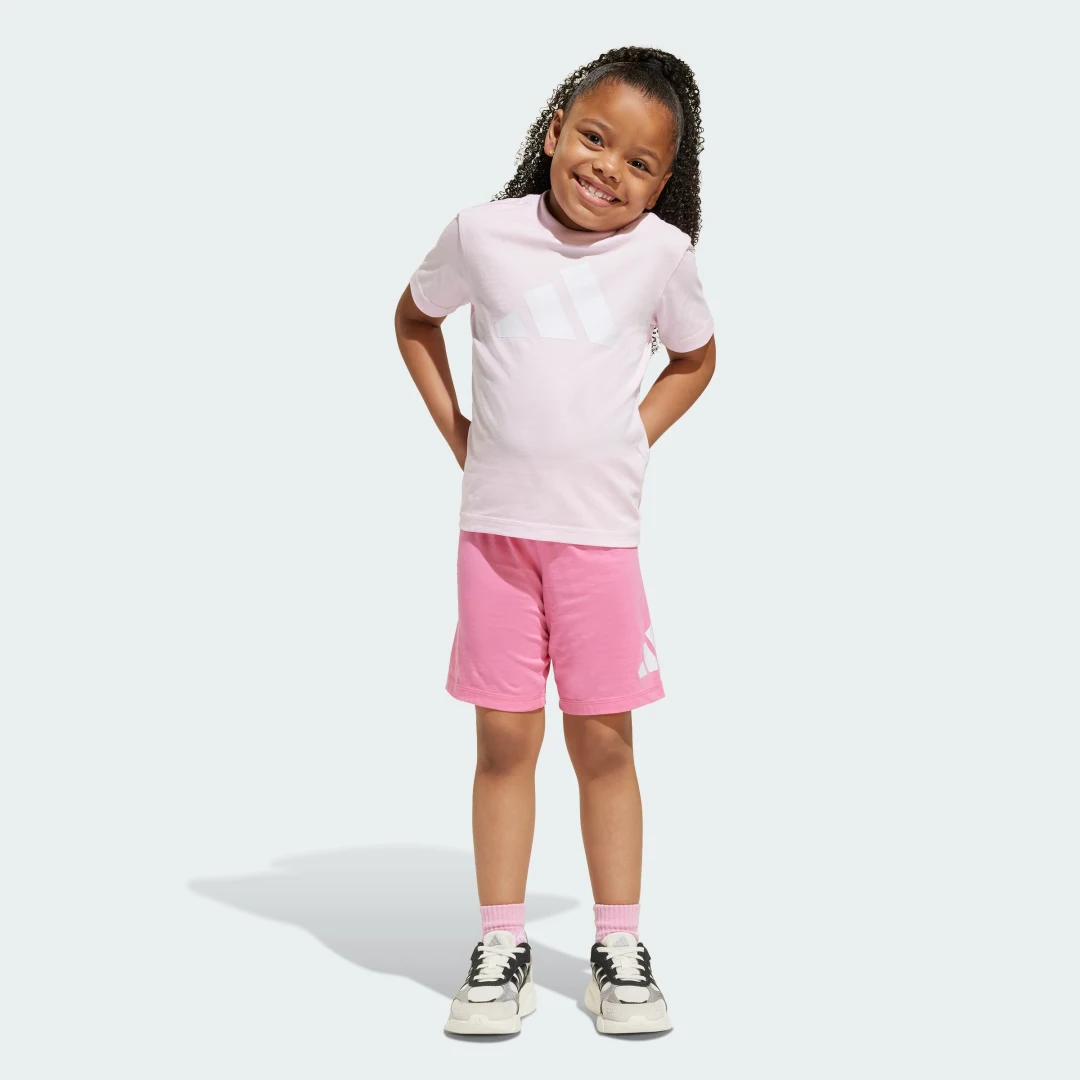 Thumbnail 1 de Adidas Conjunto Essentials Niños Rosa