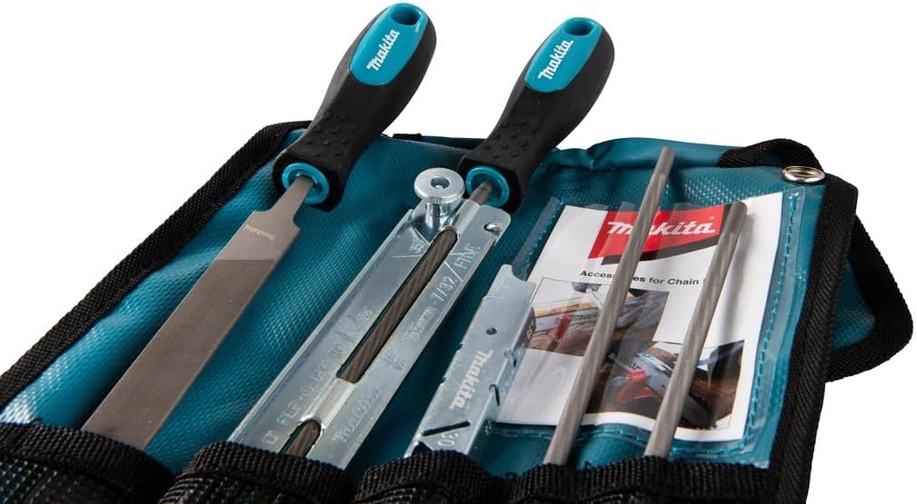 Detalle de Makita D-72160 : kit d’affûtage 4,5 mm dans une pochette enroulable