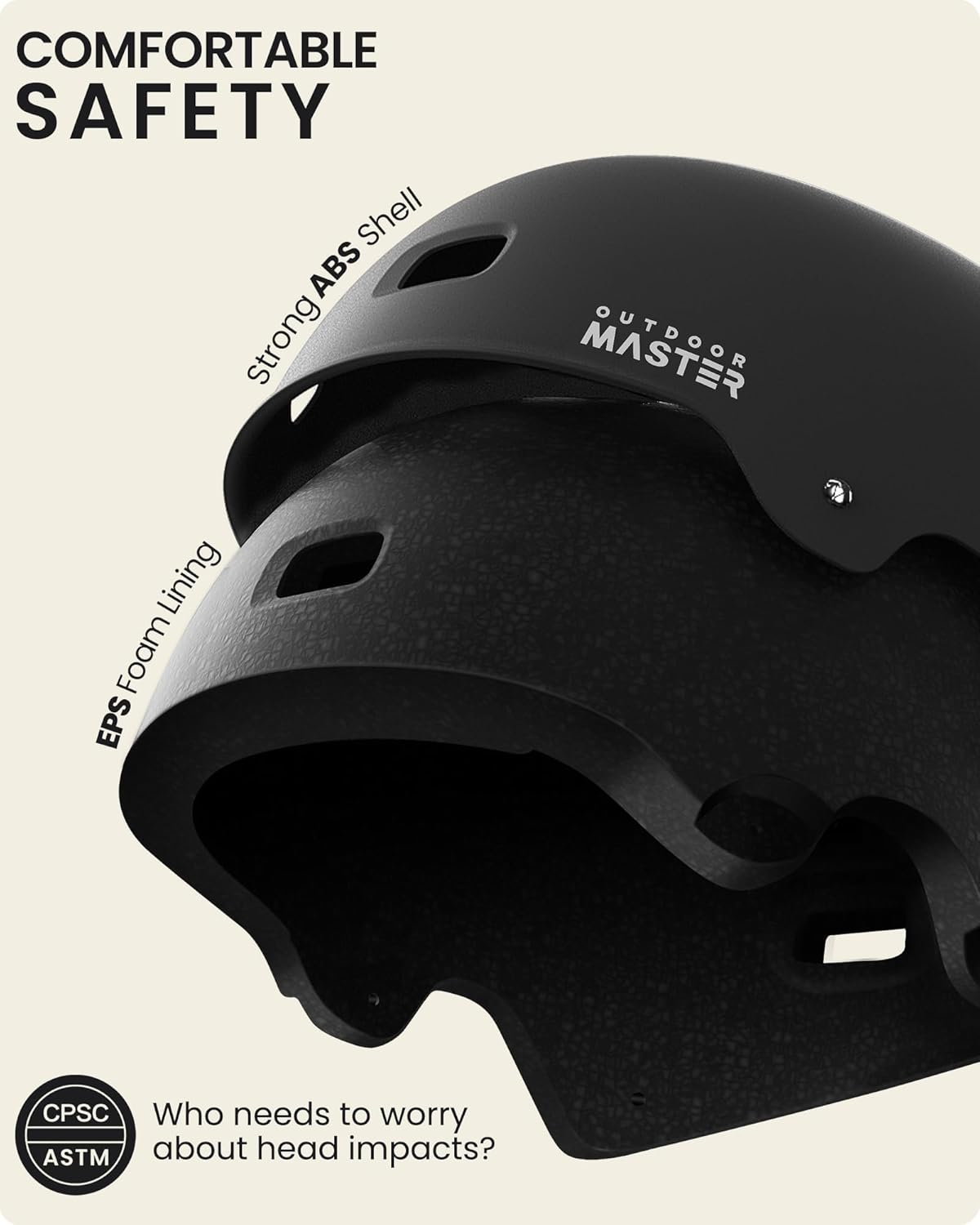 Thumbnail 1 de OutdoorMaster Beetles Snug Bike Helmet for All Ages
