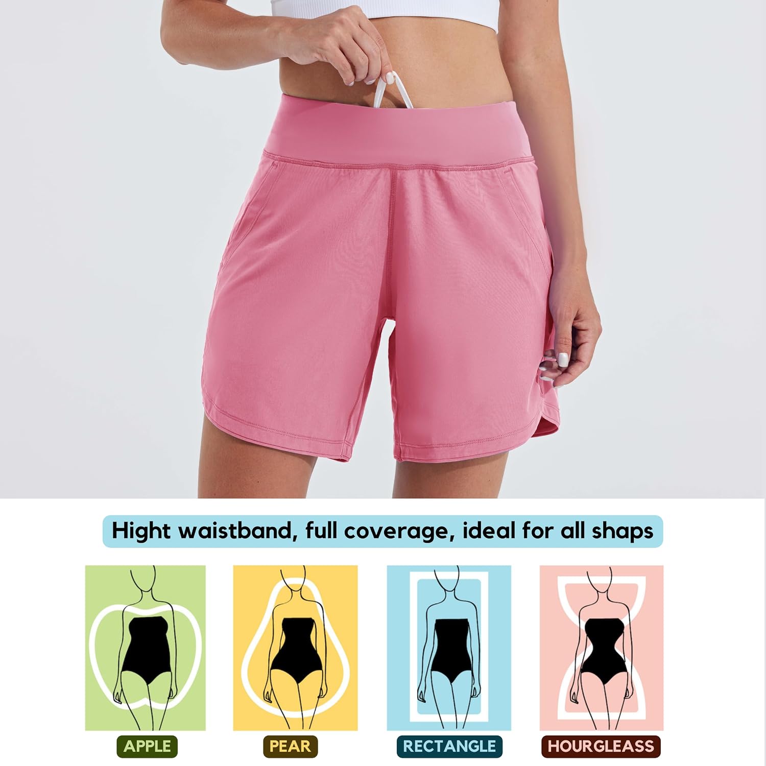 Detalle de WILLIT Badeshorts Damen UPF50+ 7 Zoll