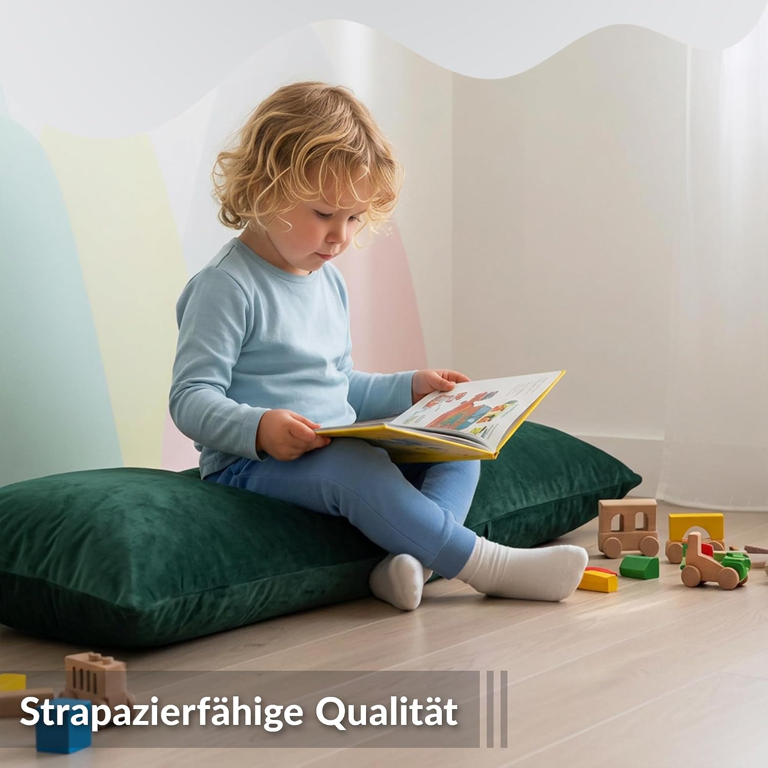 Thumbnail 4 de Totsy Baby sidsovarkudde 40 × 145 cm med avtagbart överdrag