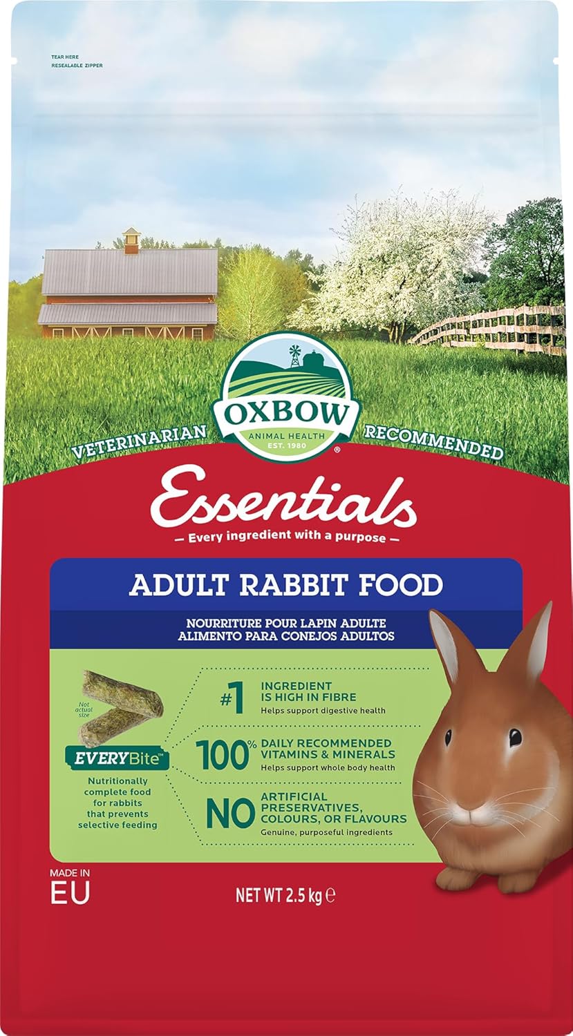 Detalle de Oxbow Essentials Futter für Junge, Trächtige und Säugende Kaninchen – 2,5 kg