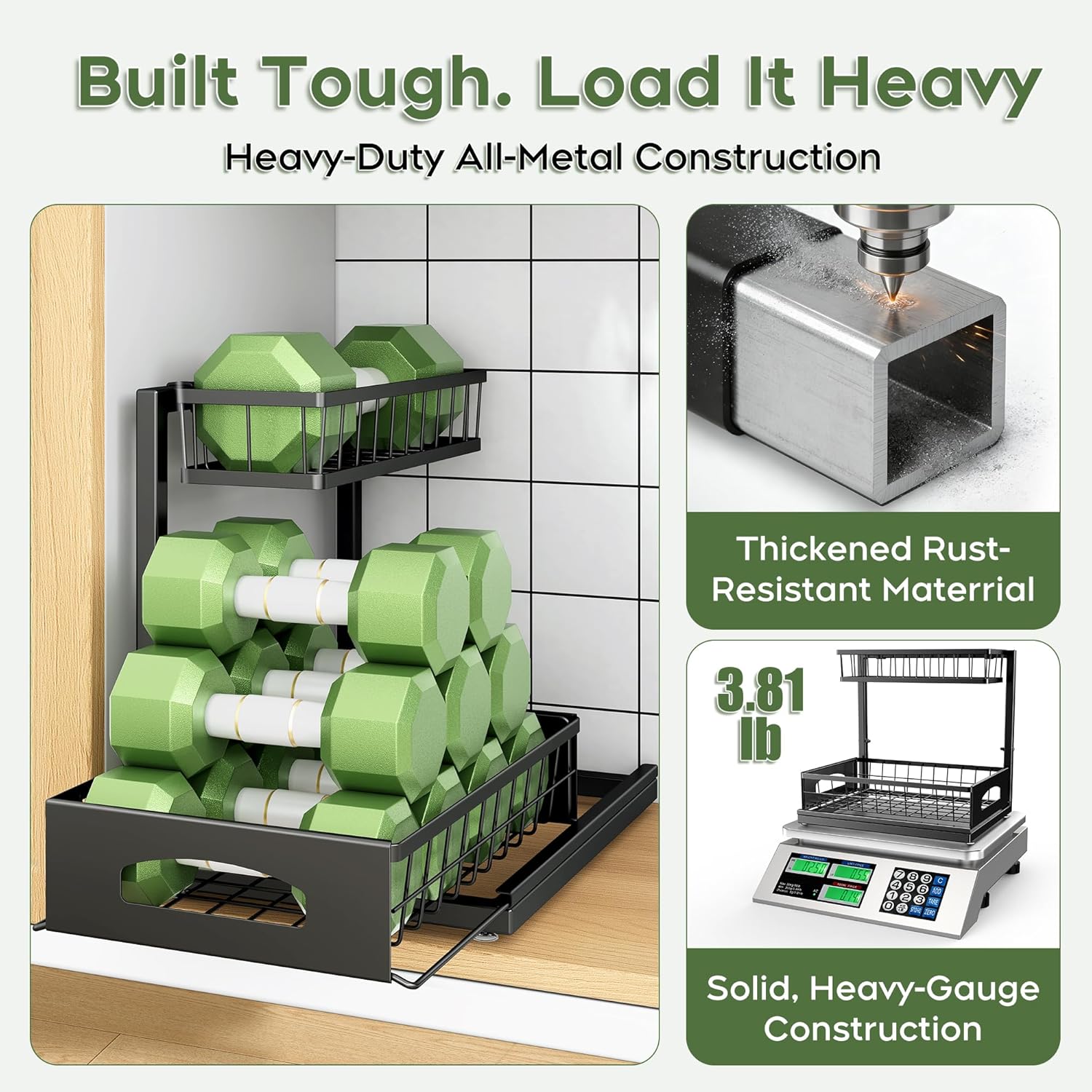 Thumbnail 4 de Under Sink Organizer 2 Pack 50 lb