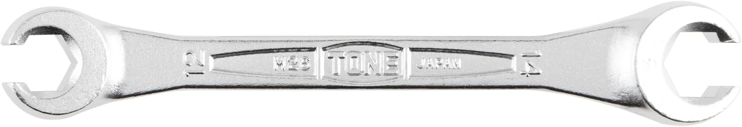 Detalle de トネ M26-1214 フレアナットレンチ 12×14mm・15°設計・全長160mm