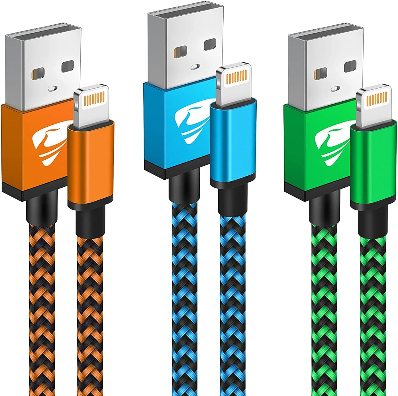 Thumbnail 6 de Yosou Cavo iPhone [2 Metri 3Pezzi] — Cavo Lightning USB certificato MFi, nylon intrecciato, ricarica rapida e trasferimento dati